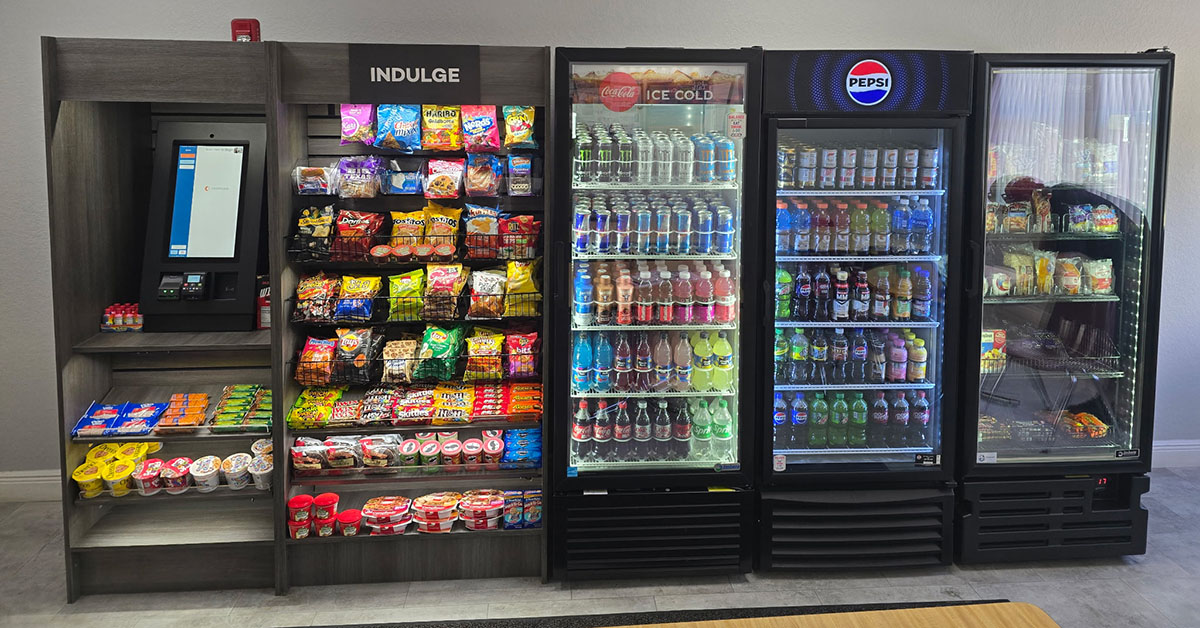 Surpass Refreshments micro markets for break rooms