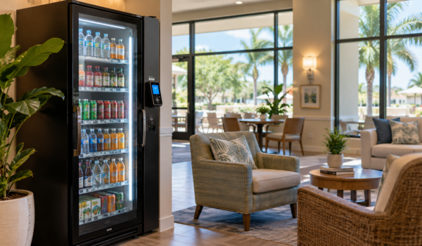 senior living home with smart cooler